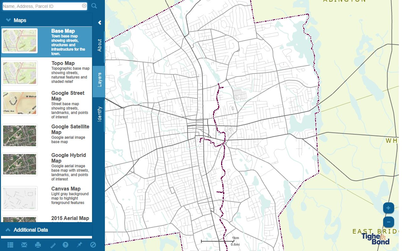 Brockton GIS property tax records search portal